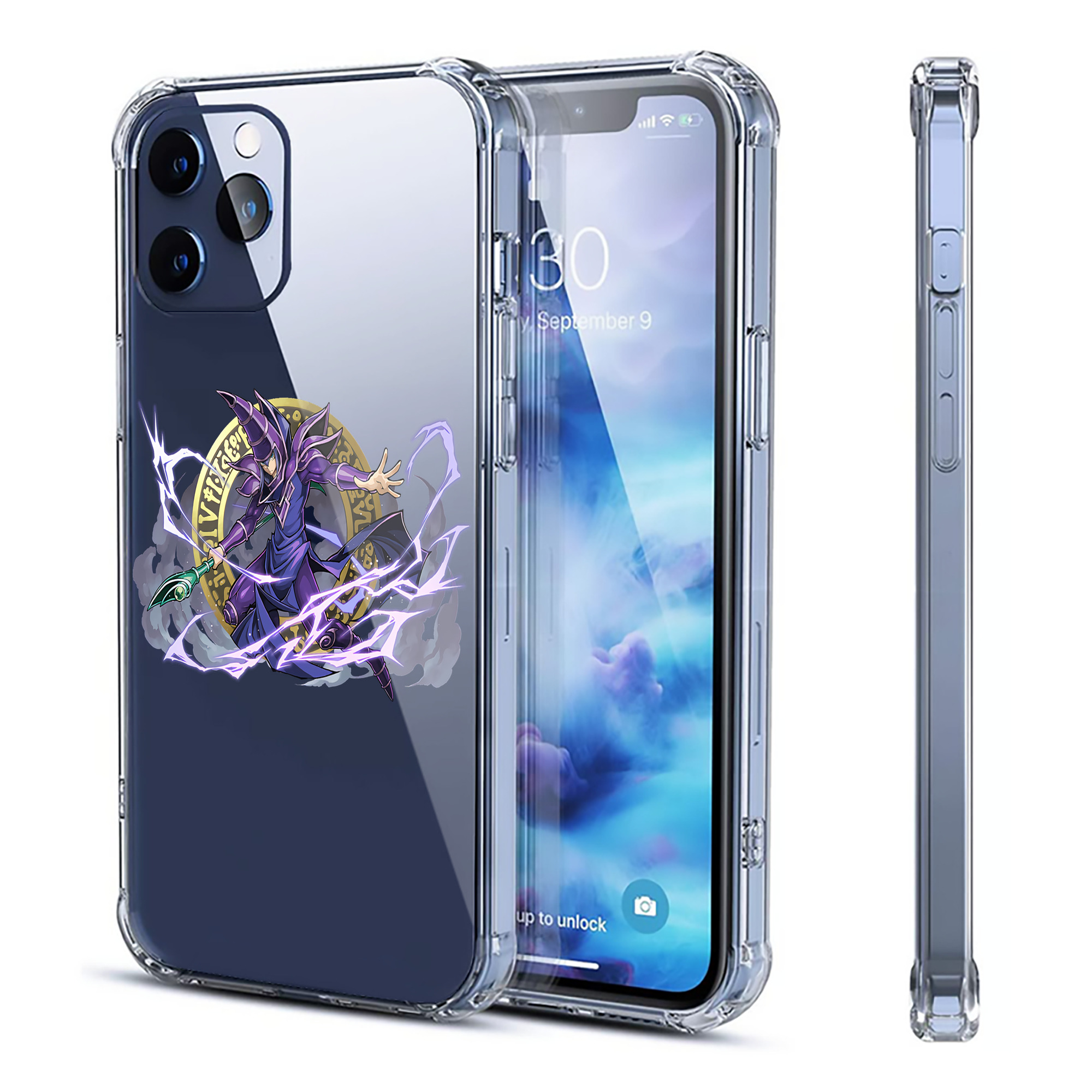 （画像用） 遊☆戯☆王 Yu-Gi-Oh! 【iPhone 12シリーズ対応】透明スマホケース（クリアソフトケース）